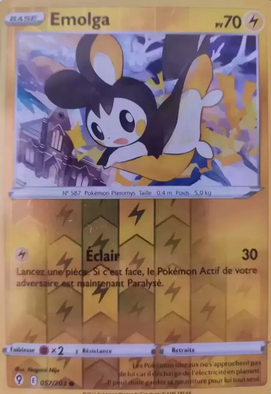 Évolution Céleste - Emolga Reverse