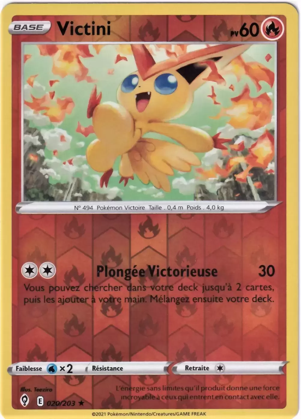 Évolution Céleste - Victini Reverse