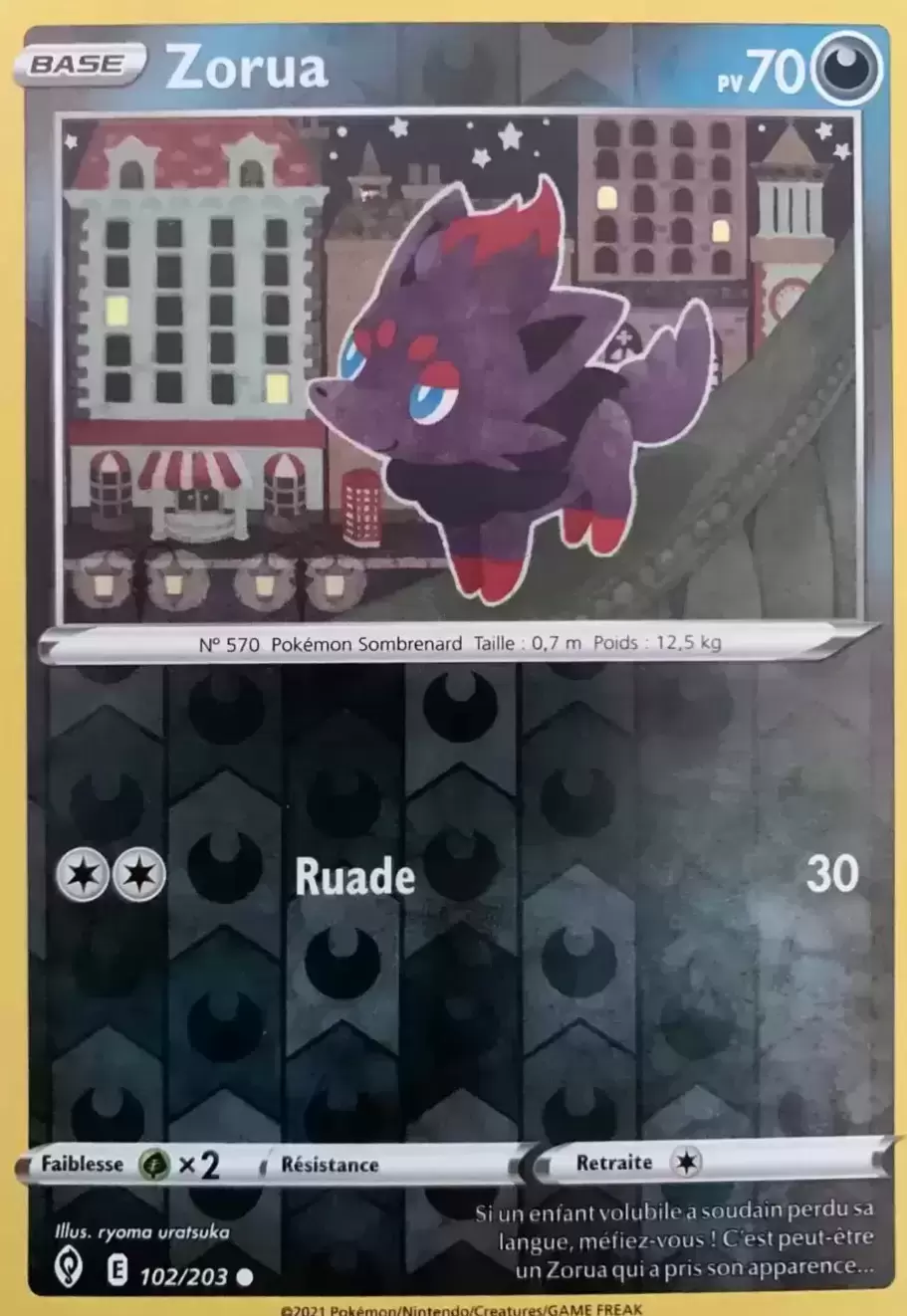 Évolution Céleste - Zorua Reverse