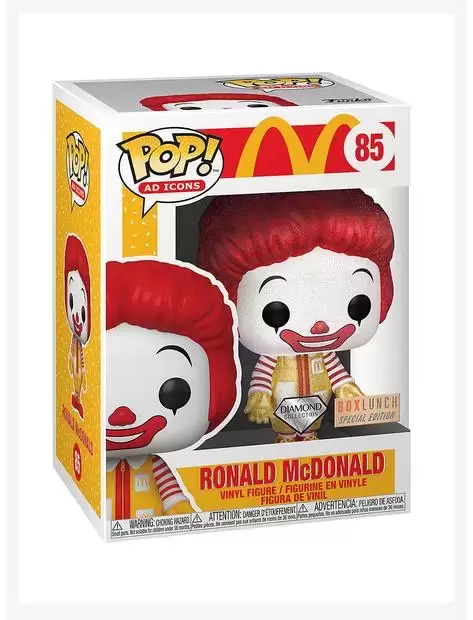 POP! Ad Icons - McDonald\'s - Ronald McDonald Diamond COllection