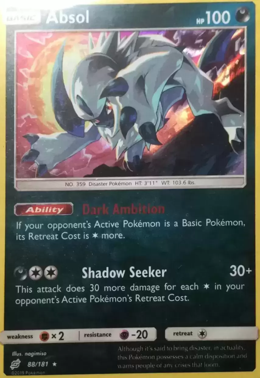 Team Up - Absol Holo