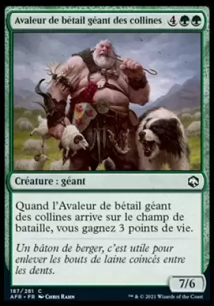 Aventures dans les royaumes oubliés (Dungeons & Dragons Forgotten Realms) - Avaleur de bétail géant des collines