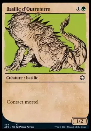 Aventures dans les royaumes oubliés (Dungeons & Dragons Forgotten Realms) - Basilic d\'Outreterre