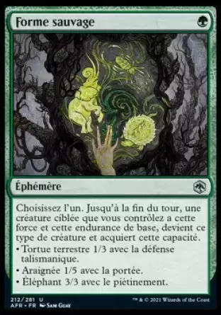Aventures dans les royaumes oubliés (Dungeons & Dragons Forgotten Realms) - Forme sauvage
