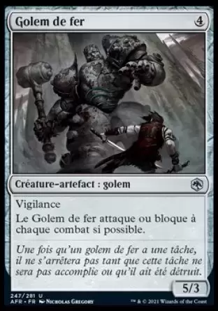 Aventures dans les royaumes oubliés (Dungeons & Dragons Forgotten Realms) - Golem de fer