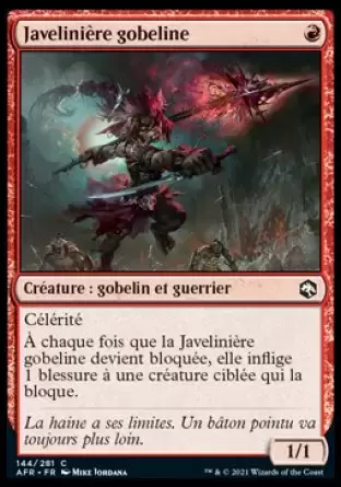 Aventures dans les royaumes oubliés (Dungeons & Dragons Forgotten Realms) - Javelinière gobeline