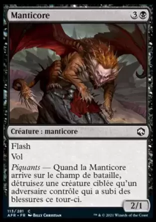 Aventures dans les royaumes oubliés (Dungeons & Dragons Forgotten Realms) - Manticore