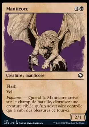 Aventures dans les royaumes oubliés (Dungeons & Dragons Forgotten Realms) - Manticore