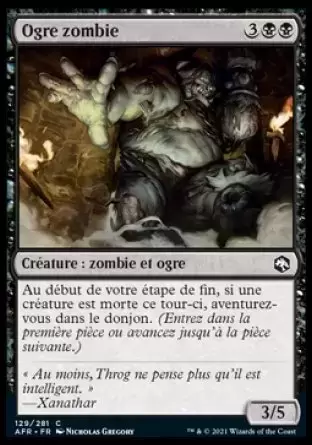 Aventures dans les royaumes oubliés (Dungeons & Dragons Forgotten Realms) - Ogre zombie