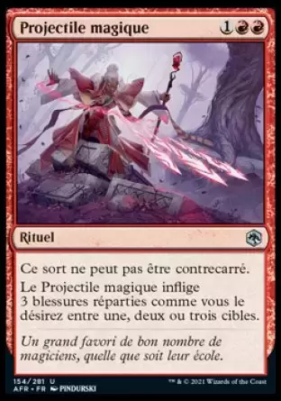 Aventures dans les royaumes oubliés (Dungeons & Dragons Forgotten Realms) - Projectile magique