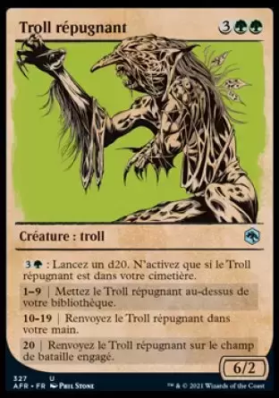 Aventures dans les royaumes oubliés (Dungeons & Dragons Forgotten Realms) - Troll répugnant