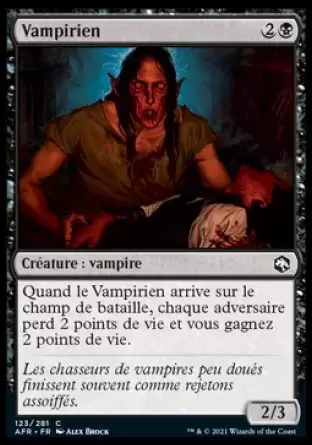 Aventures dans les royaumes oubliés (Dungeons & Dragons Forgotten Realms) - Vampirien