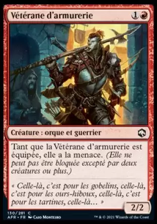 Aventures dans les royaumes oubliés (Dungeons & Dragons Forgotten Realms) - Vétérane d\'armurerie