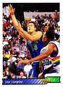 1992-93 Upper D.E.C.K - NBA Basketball - Luc Longley