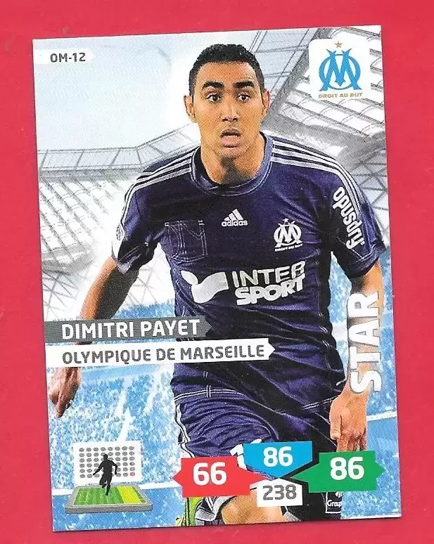 Adrenalyn XL 2013-2014 (France) - Dimitri Payet - Attaquant - Olympique de Marseille