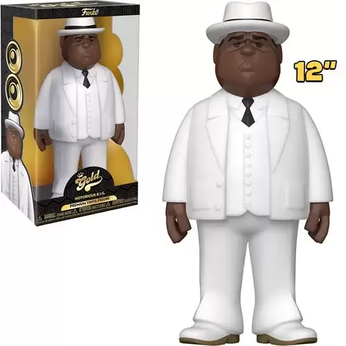 Funko Gold - Notorious Big - Biggie Smalls White Suit 12\