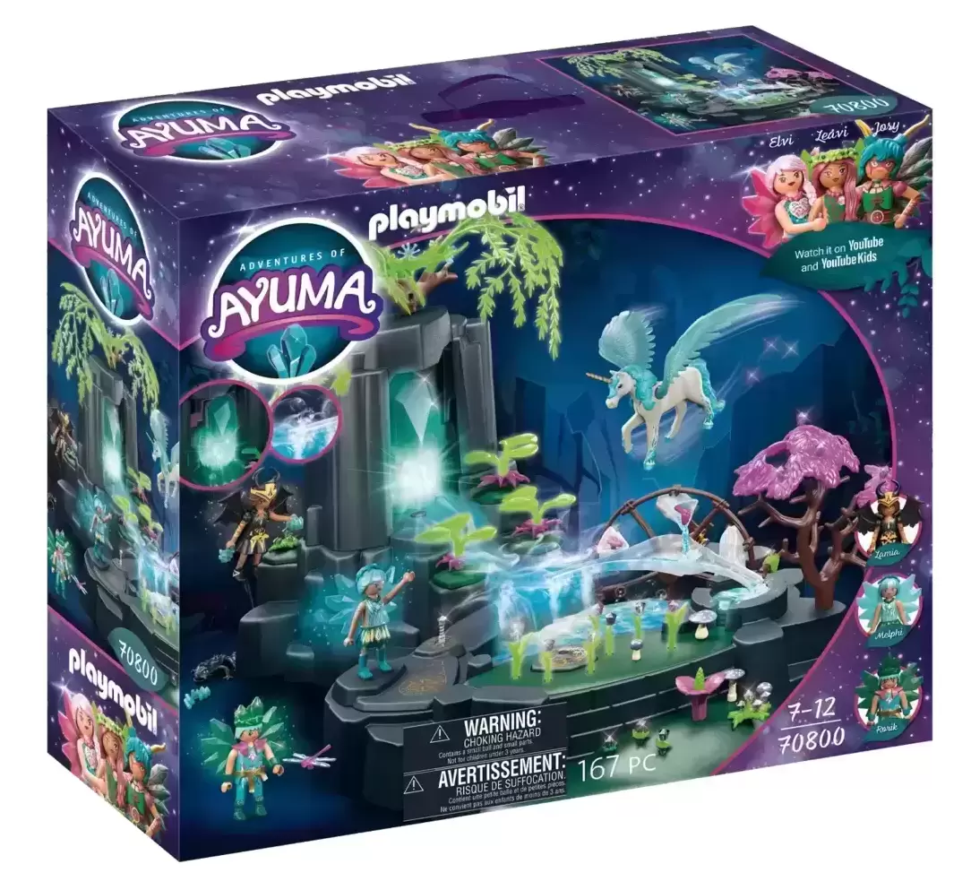  Playmobil Adventures of Ayuma Moon Fairy with Soul Animal :  Toys & Games