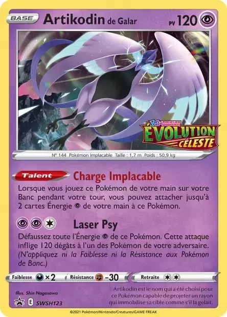 Cartes Promo Black Star Épée et Bouclier - Artikodin de Galar
