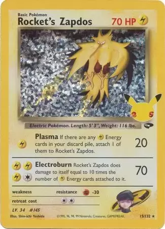 Zapdos card in 2023  Pokemon cards, Zapdos, Pokemon