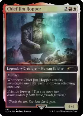 Secret Lair Drop - Chief Jim Hopper Foil