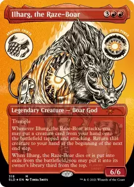Secret Lair Drop - Ilharg, the raze boar Foil