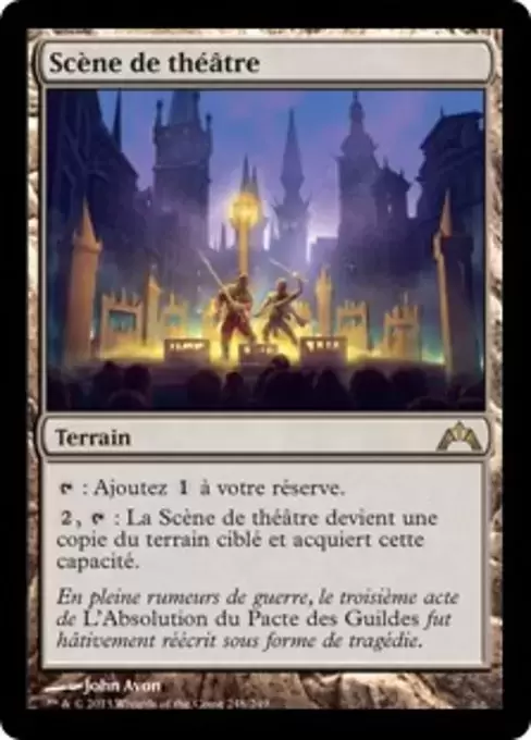Insurrection - Scène de théâtre