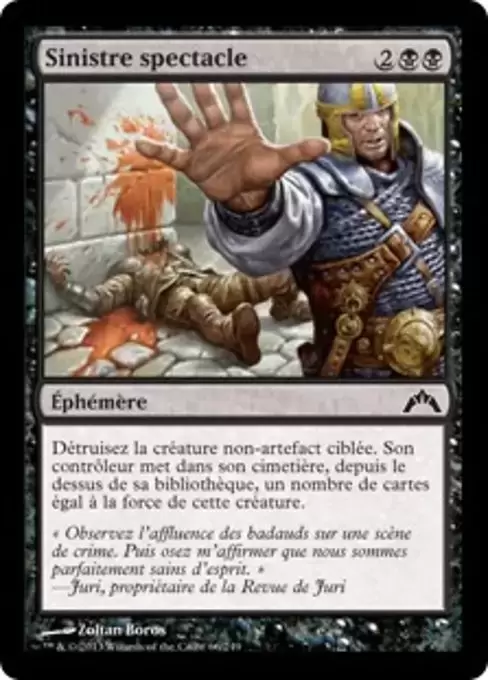 Insurrection - Sinistre spectacle
