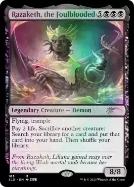 Secret Lair Drop - Razaketh, the foulblooded - Foil