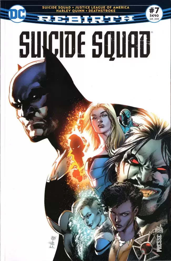 Suicide Squad Rebirth - DC Presse - Suicide Squad - Justice League of America - Harley Quinn- Deathstroke