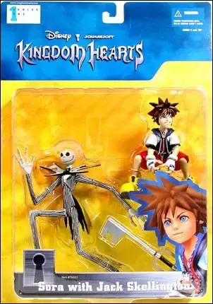 Jack Skellington And Sora Action Figure 2 pack Kingdom Hearts Disney New