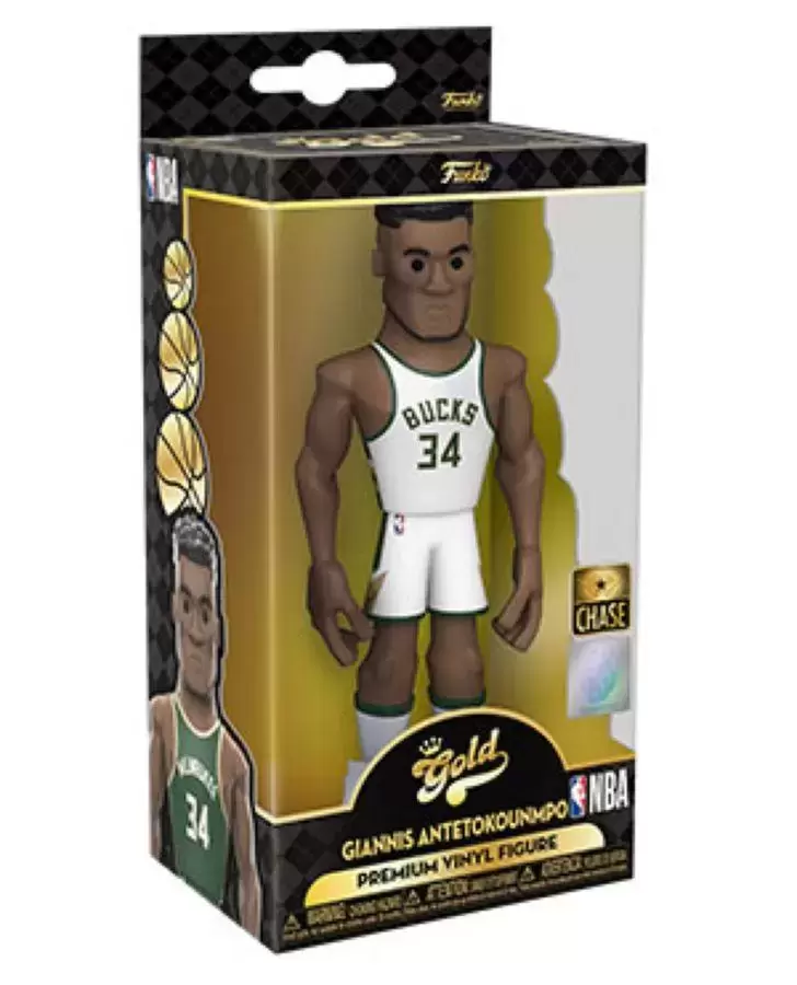 Funko Gold - NBA - Milwaukee Bucks - Giannis Antetokounmpo (Chase)