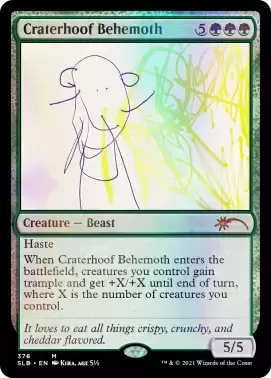 Secret Lair Drop - Craterhoof Behemoth Foil