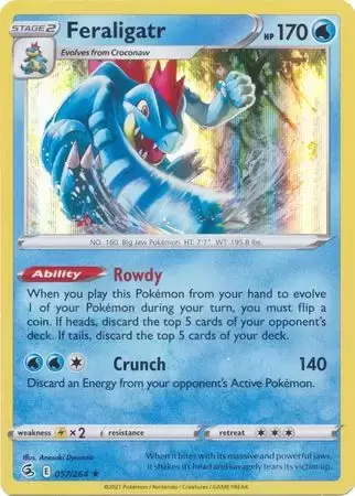 Fusion Strike - Feraligatr Holo
