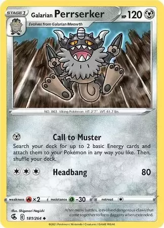 Fusion Strike - Galarian Perrserker