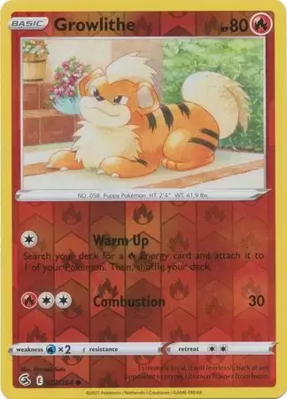 Fusion Strike - Growlithe Reverse