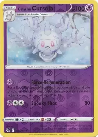 Fusion Strike - Galarian Cursola Reverse