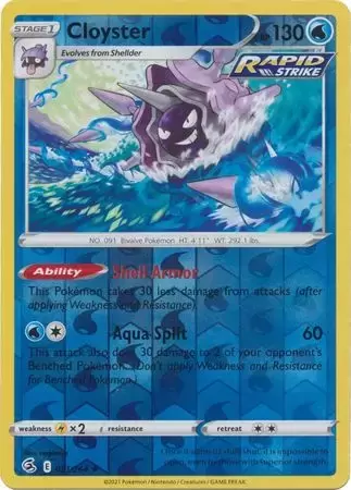 Fusion Strike - Cloyster Reverse