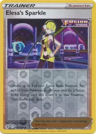 Fusion Strike - Elesa\'s Sparkle Reverse