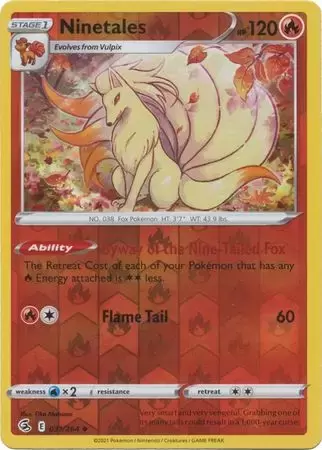 Fusion Strike - Ninetales Reverse