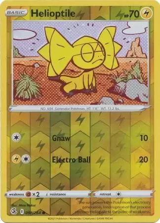 Fusion Strike - Helioptile Reverse