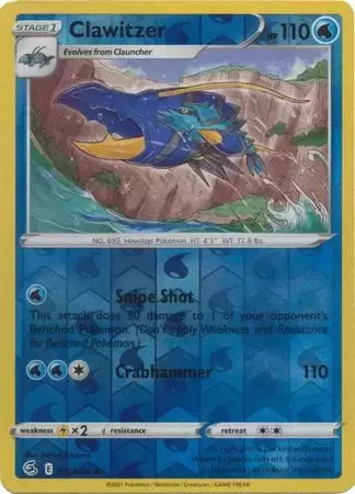 Fusion Strike - Clawitzer Reverse
