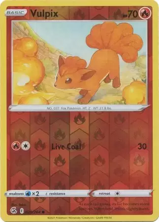 Fusion Strike - Vulpix Reverse