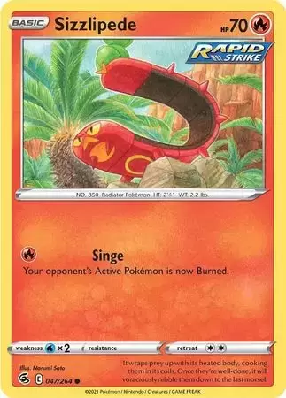 Fusion Strike - Sizzlipede
