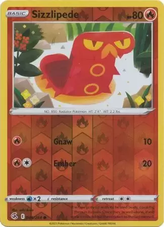 Fusion Strike - Sizzlipede Reverse