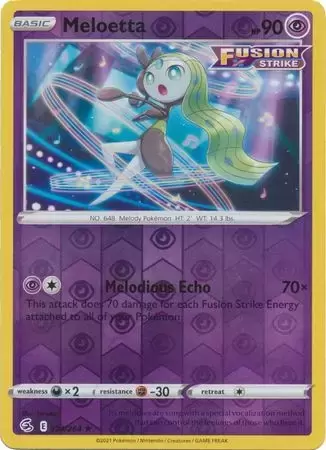 Fusion Strike - Meloetta Reverse
