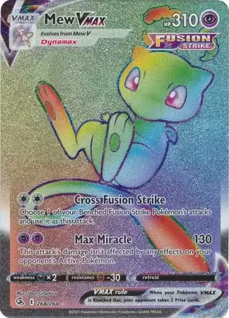 Pokemon “Vmax Mew” TG30 /TG30 Trading Cards