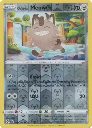 Fusion Strike - Galarian Meowth Reverse