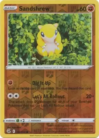 Fusion Strike - Sandshrew Reverse