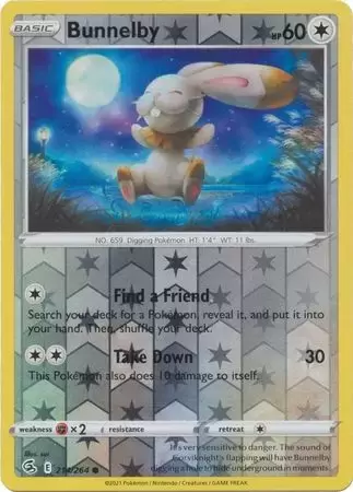 Fusion Strike - Bunnelby Reverse