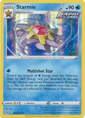 Fusion Strike - Starmie Holo
